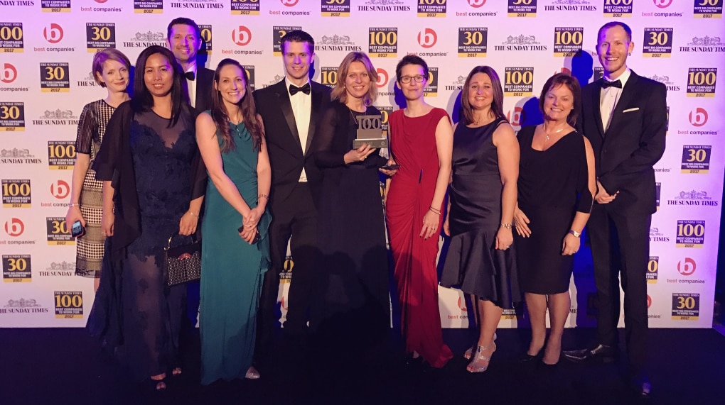 Coloplast recognised as one of the top 100 companies to work for in the UK