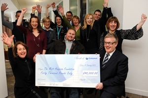 Joy for local charity as it is selected as charity of the year  