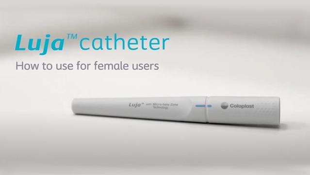 How to use Luja female catheter