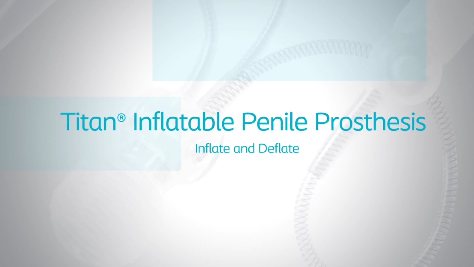 Inflatable penile Implant Demonstration