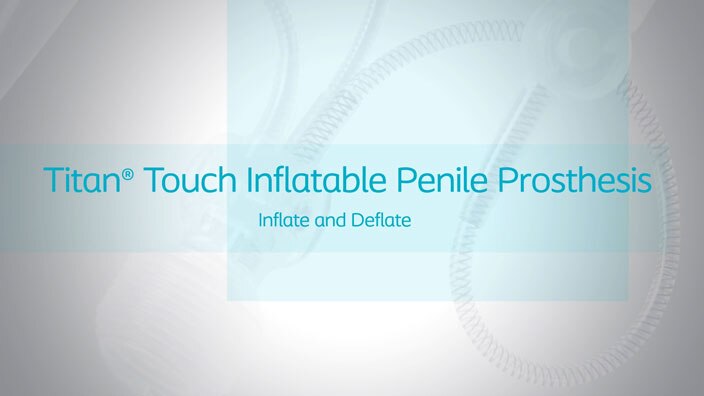 Inflatable penile Implant Demonstration