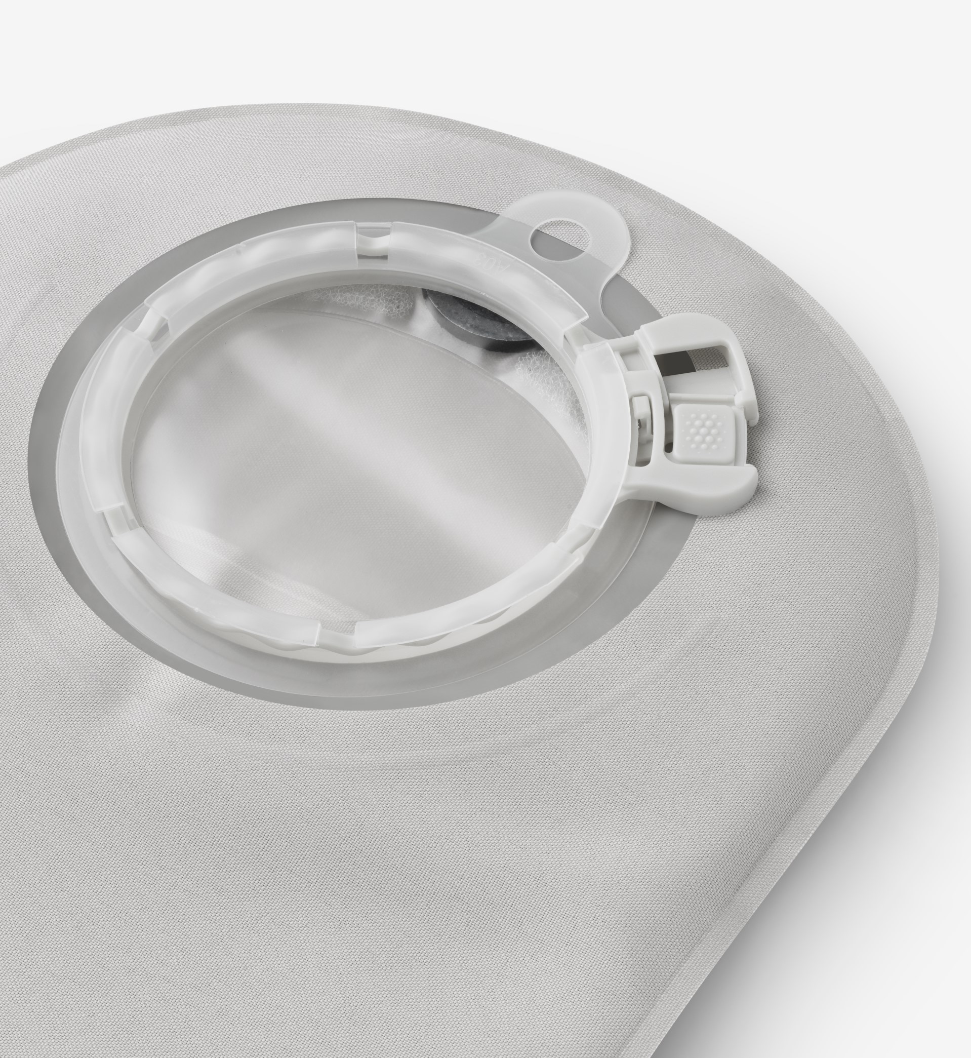 New and Improved SenSura® Mio Click  <br>Gentle press application 