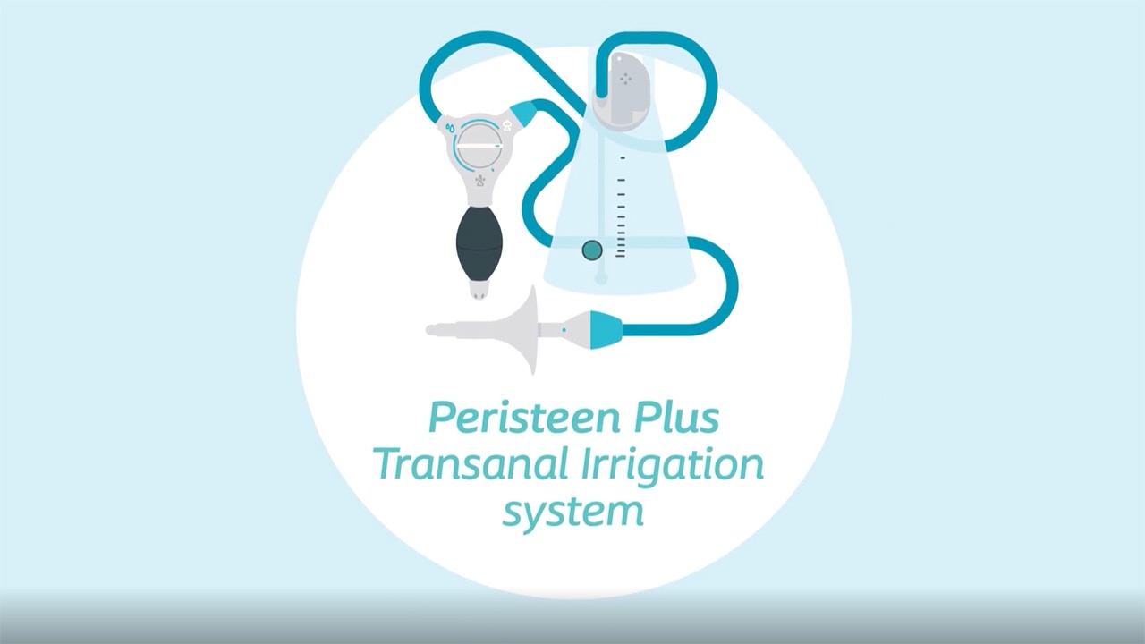 How to use Peristeen Plus with cone catheter